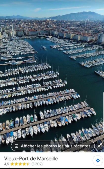 Studio Coin Nuit, Entre Plage Et Centre Marseille Exteriör bild